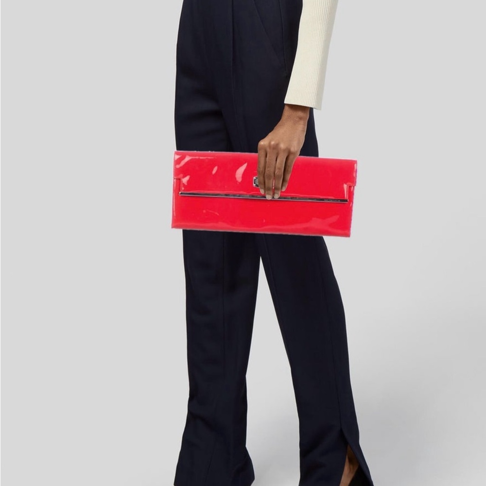 Balenciaga Vibrant Red Clutch